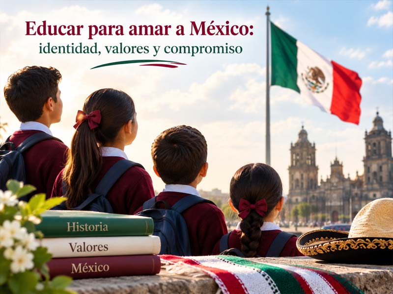 Educar para amar a México: identidad, valores y compromiso